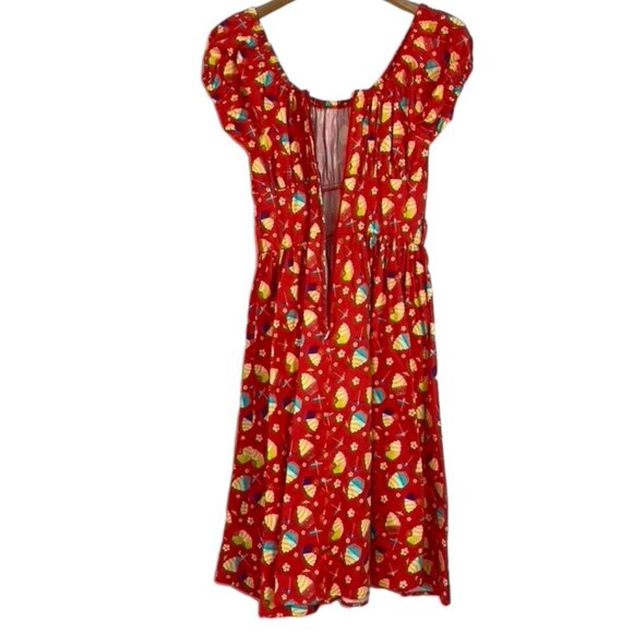 Disney Parks The Dress Shop Dole Whip Pineapple Swirl Dress - Picture 7 of 11